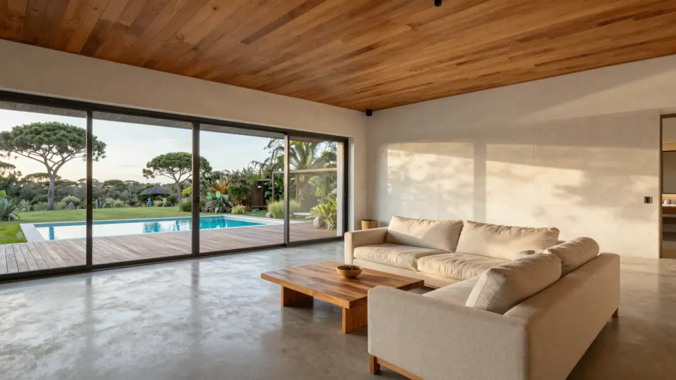 Foto 2 de Casa de diseño en La Barra con piscina y parque